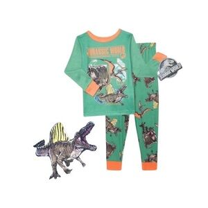 Jurassic World T-Rex, Spinosaurus and Pteranodon Dinosaur Pajama Set